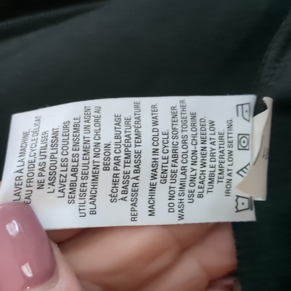 HYBA* crossover neck long sleeve fitted black size M work out jacket - Picture 8 of 10